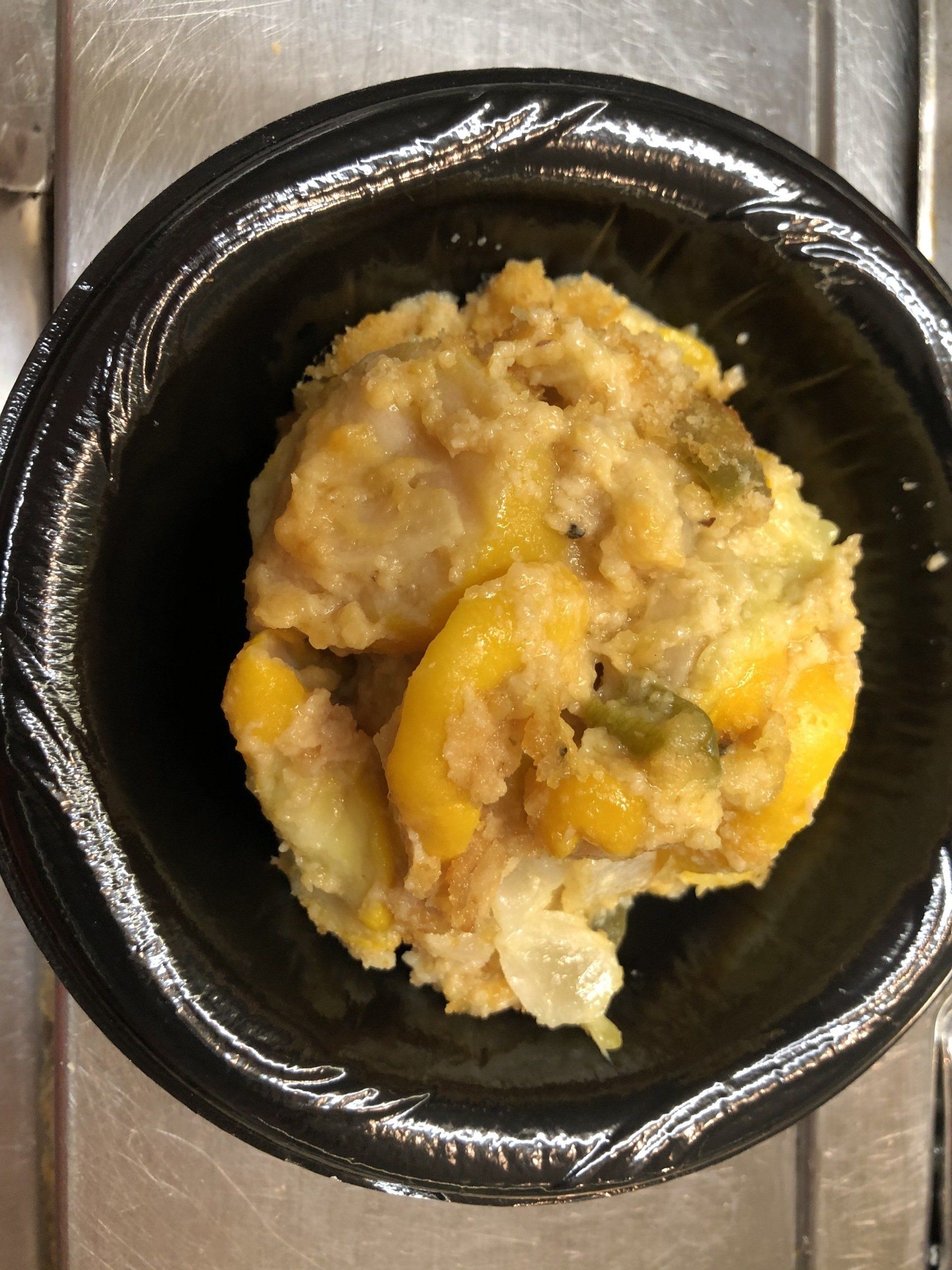 Daily special plate with a generous portion of southern cooking